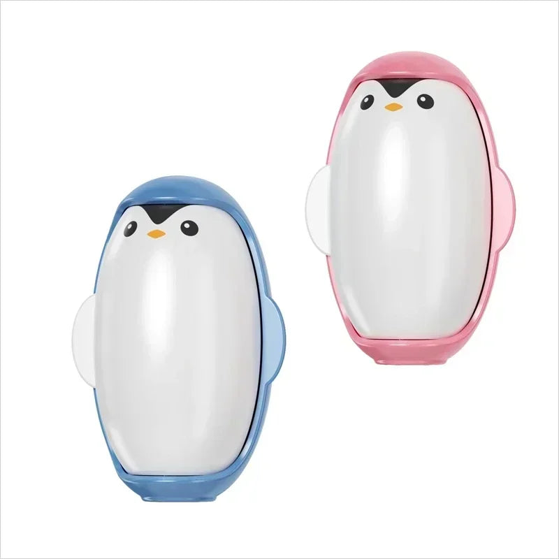 2/1PCS Penguin Lint Remover Reusable Washable Lint Roller Strong Adhesive Hair Sticking Machine Pet Hair Remover Home Clean Tool