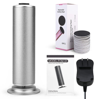 12V Electric Foot Grinder Heel File Grinding Exfoliator Pedicure Machine Feet Care Professional Manicure Salon Tools