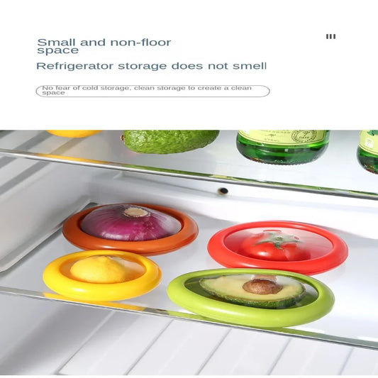 Food Fruit Vegetable Onion Lemon Saver Box Avocado Keeper Fresher Jars Tomato Storage Container Sealed Box Kitchen Gadget