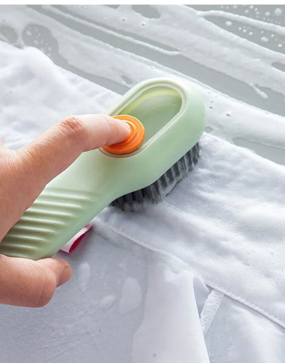 2/3PCS Shoe Washing Machine Bag with Liquid Shoe Brush Set Durable Laundry Shoe Bag and Soft Bristle Clean Brush for All Shoes