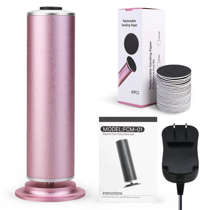 12V Electric Foot Grinder Heel File Grinding Exfoliator Pedicure Machine Feet Care Professional Manicure Salon Tools