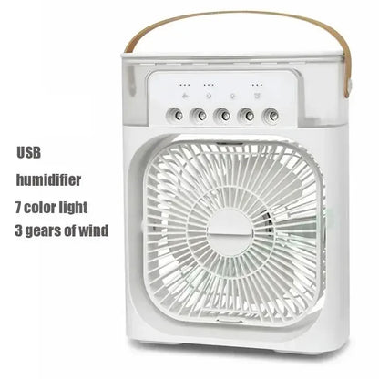 3 In 1 Fan AIr Conditioner Household Small Air Cooler LED Night Light Portable Air Adjustment Fan Office Home Fan New
