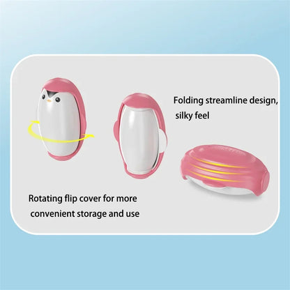 2/1PCS Penguin Lint Remover Reusable Washable Lint Roller Strong Adhesive Hair Sticking Machine Pet Hair Remover Home Clean Tool