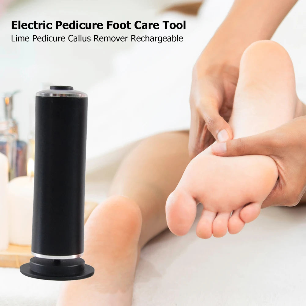12V Electric Foot Grinder Heel File Grinding Exfoliator Pedicure Machine Feet Care Professional Manicure Salon Tools