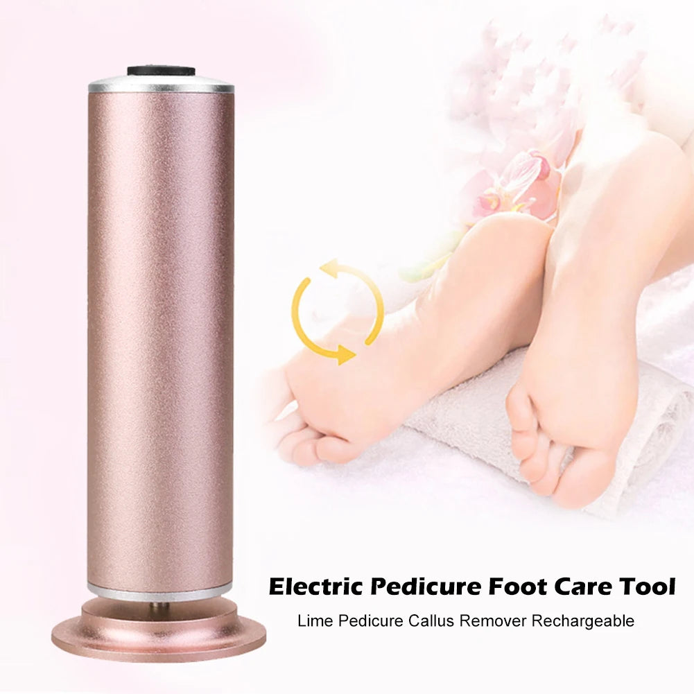 12V Electric Foot Grinder Heel File Grinding Exfoliator Pedicure Machine Feet Care Professional Manicure Salon Tools