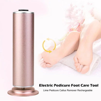 12V Electric Foot Grinder Heel File Grinding Exfoliator Pedicure Machine Feet Care Professional Manicure Salon Tools
