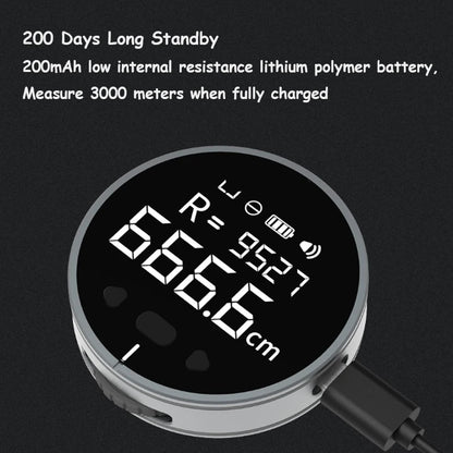 Electric Ruler Distance Meter HD LCD Screen Measure Tools Rechargeable 99M Tape Ruler