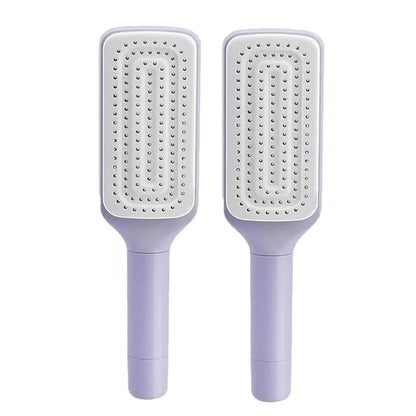 1/2pcs Self-Cleaning Hairbrush Women Hair Brush One-Key Cleaning Hair Loss Airbag Scalp Massage Comb Anti-Static Hairbrush