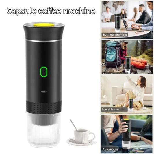 Multifunctional electric espresso machine portable coffee machine capsule coffee machine small wireless heating coffee machine