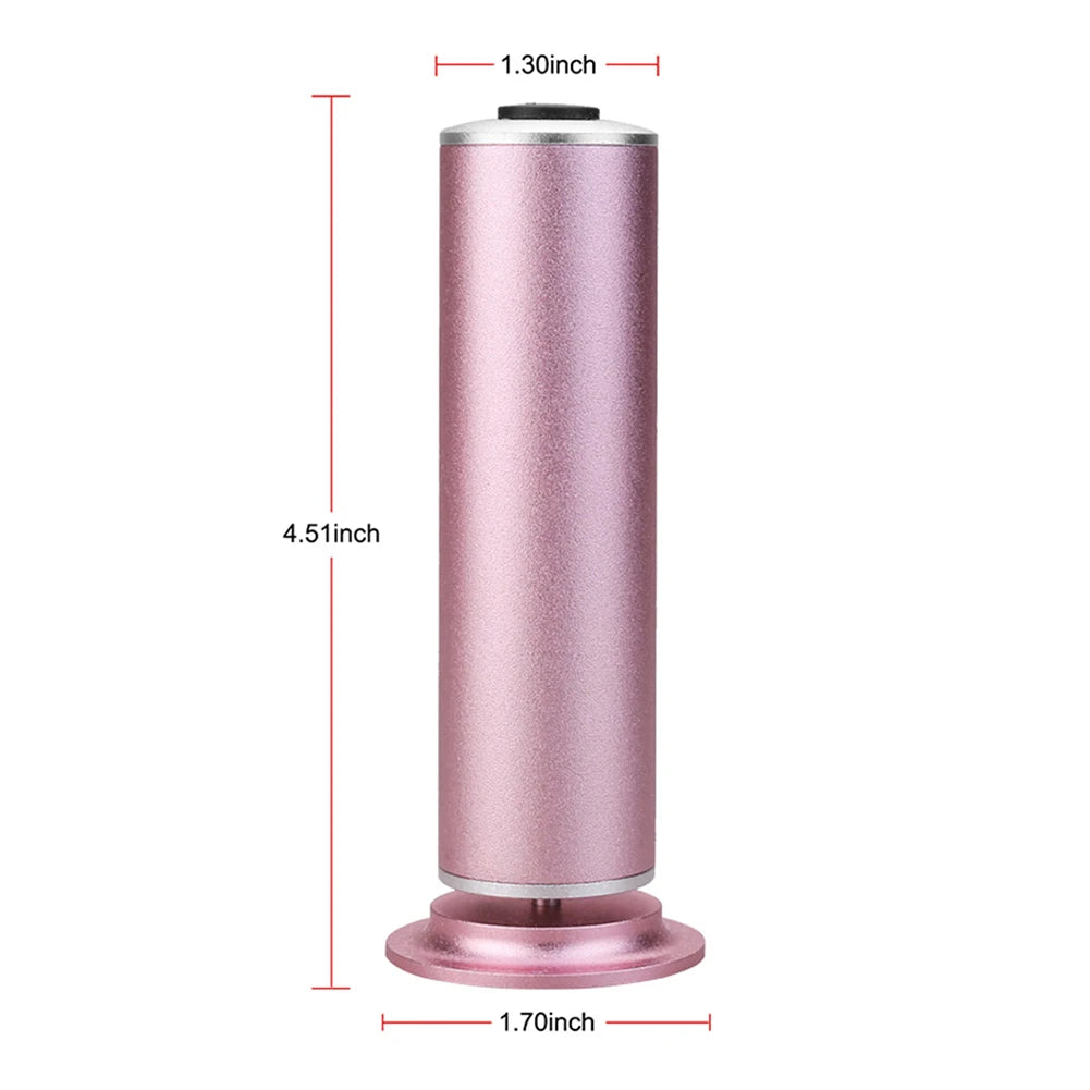 12V Electric Foot Grinder Heel File Grinding Exfoliator Pedicure Machine Feet Care Professional Manicure Salon Tools