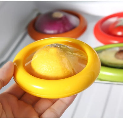Food Fruit Vegetable Onion Lemon Saver Box Avocado Keeper Fresher Jars Tomato Storage Container Sealed Box Kitchen Gadget
