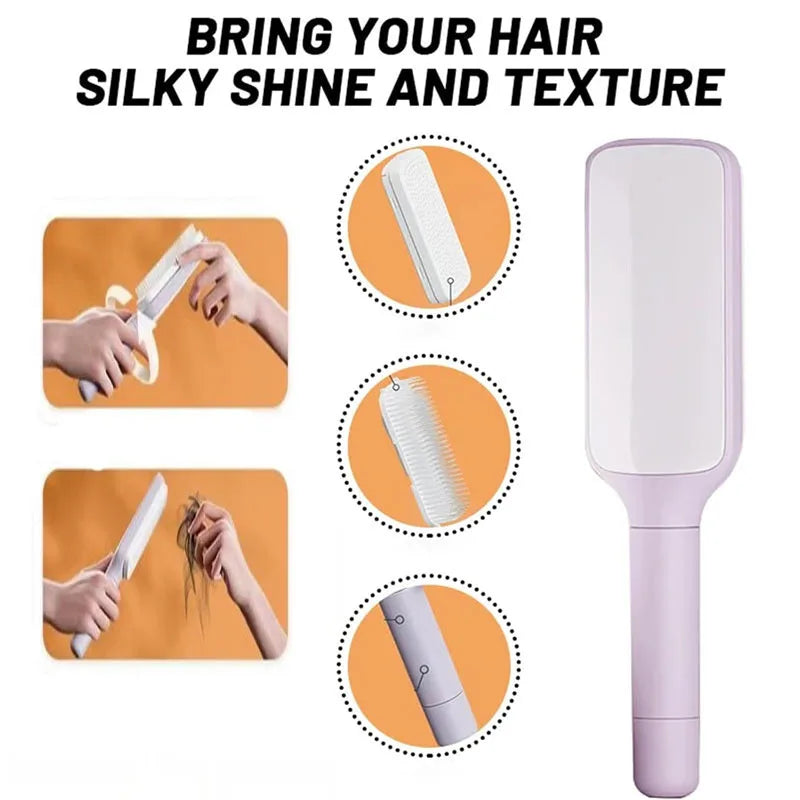 1/2pcs Self-Cleaning Hairbrush Women Hair Brush One-Key Cleaning Hair Loss Airbag Scalp Massage Comb Anti-Static Hairbrush