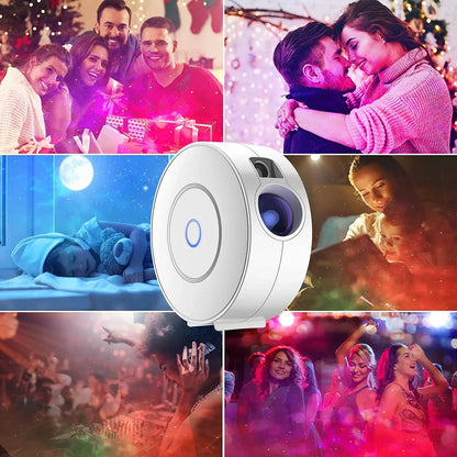 LED Colorful Smart Wifi App Star Projector Alexa Galaxy Projector Night Light Starry Sky Nebula Moon Smart Star Projector